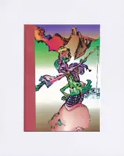 8X10 Matted Print Art Picture Jerry Garcia: Fishing on the Brain