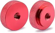 CAMVATE 1/4"-20 Female Thumb Wheel Lock Nut Adapter（2 Pieces