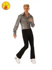 Disco Boogie Man Costume - Mens-Standard
