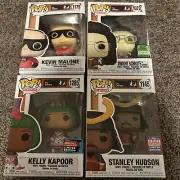 Funko The OFFICE Lot of 4 Kevin Dwight Kelly Stanley Halloween Costumes