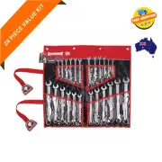 SIDCHROME MET/AF IN WALLET, 440 SERIES SPANNER SET 24PC SCMT22106 - AUSTRALIA BR