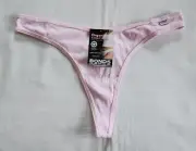 Bonds Organics Ladies WTHVW XMY Rose Water Ribbed Gee G String Brief Size 20 New