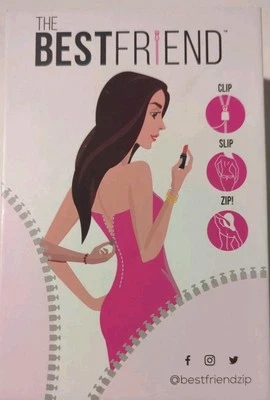 The Best Friend "Clip, Slip, Zip" Zipper Helper Dress Puller NEW In Box free shp