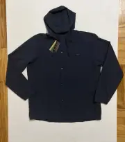 Travis Mathew Tequila Tiempo Lightweight Tech Hooded Jacket Men 2XL Blue Nights