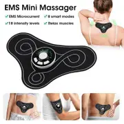 8 Modes Mini Back Pain Relief Massager, Intelligent Mini Neck And Back Massager, For Back Shoulder Leg Neck Pain Relief