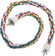 YARNOW Colorful Cotton Parrot Climbing Toy Rope Perch for Birds Interactive Play for Cockatiels Parakeets Parrots Design for Engaging Environments