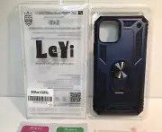 LeYi iPhone 11 Pro Case with Tempered Glass Screen Protector [2Pack] Blue