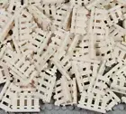 6x Lego white fences picket 33303