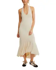 Free People Alix Halter Maxi Dress