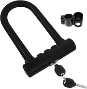 FOYTOKI U-Shaped Silicone Lock Electric Bike Lock Folding Bike Mount Chain Water-Resistant Portable Safety Professional Outdoor u