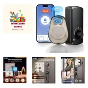 Smart Deadbolt Door Lock, 5-in-1 Keyless Entry Fingerprint, Bluetooth, WiFi, ...