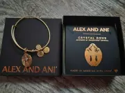 Alex and Ani Crystal Dove Bangle Bracelet *new*