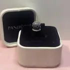 TR1 NIB AUTH PANDORA SS/14K 2015 BLACK FRIDAY WONDERLAND SNOW GLOBE #791759CZ