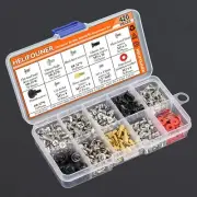 PC Computer Screws Standoffs Set Kit 420 Pieces Hard Drive Motherboard Case Fan