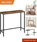 Compact 9.5" W Console Table - Stylish Side Table for Hallway or Living Room
