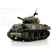 Henglong 2.4G 1/16 RTR RC TankTK7.0 M4A3 Sherman Tank 3898 Sound Light Battery