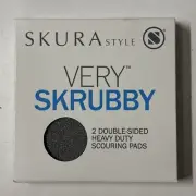 Skura Style, Very Skrubby, 2 Double-sided Heavy Duty Scouring Pads