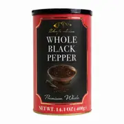 Chefs Choice Peppercorns Black Whole 400g x 1