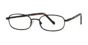 Reptile Skink Designer Reading Glasses in Matte Black ; +1.25