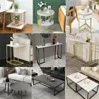 AU Various Coffee Table Sofa Side End Tables Marble Nesting Tables Console Table