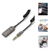 Aux Bluetooth Adapter for Car, Aux to Bluetooth 5.3 Adapter for Music/Hands-F...