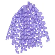 6 Count 6" Large Curly Bows for Gift Wrapping Curling Ribbon Purple