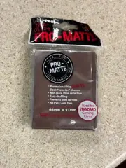 Ultra Pro Standard Pro-Matte Non-Glare Card Sleeves Brown 50ct New