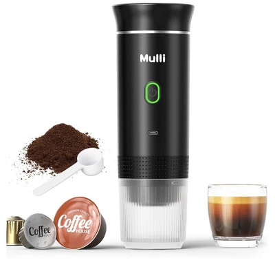 New Mulli Cordless Electric Espresso Machine/Coffee maker/Capsule/Portable