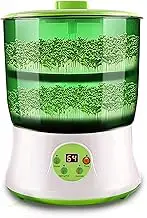 Household Seed Sprouter - Automatic Bean Sprout Maker | Seed Sprouter Grow Cereal Tool, Intelligent Organic Sprout Grower, Raw Seed Sprouter Machine for Wheatgrass, 37cm/14.5inches