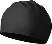 kowaku Swimming Hat Silicone Bathing Hat Shower Cap for Adult Unisex Curly Short Medium Long Hair