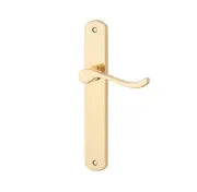 KR Lucas Pavtom Door Lever on Seri Long Plate Passage