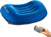 TREKOLOGY Aluft Camping Pillow, Ultralight Inflatable Travel Pillow Inflatable Pillow, Beach Pillow Travel Neck Pillow Travel Pillow Neck Support for Camp Hiking Backpacking Lumbar Compact Pillows