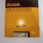 Kodak Professional Paper 25 8x10in 20.3x25.4cm Black&white FM Glossy CAT 1399310