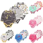 3 PCS NEWBORN CARTOON BABY BOY GIRL LONG SLEEVE BABY BODYSUI