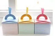 5x Kraft Packaging Gift box Cake Cupcake Cookies Box Party Soap box with Handle