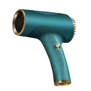 Portable Rechargeable Usb Cordless Hair Dryer Versatile Hairdressing Tool Green EU