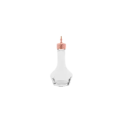 Bitter Bottle 50ml Glass with Rose Gold Lid Zanzi Bar Cocktail Infusions Tonics