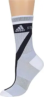 [adidas] Crew Socks H45410 White/Black/White XS (Women's Shoe 3.5-5)