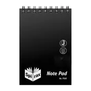 Spirax P560 Pp Notebook 112X77 96Page Black Topbound Pack Of 40