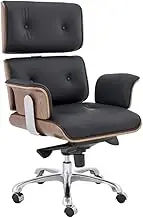 Matt Blatt Eames Replica Executive Leather Office Chair - MBEAMEXOCBB