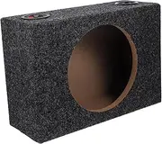 GRIRIW Box Single abs Speaker bass Speakers Sealed Subwoofer Enclosure car Wooden Zinc Alloy Shell sub Box Seal car Box Carpeted Subwoofer Enclosure Carpet