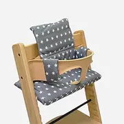 1PCS for Growth Chair Cushion Washable Chair Pad Baby Feeding Accessories Baby Meal Replacement Pad,Star,one Piece