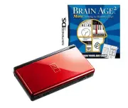 Nintendo DS Lite Brain Age 2: More Training in Minutes a Day! Crimson & Black...