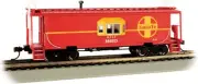 Bachmann Santa Fe Steel Bay-Window Caboose, Large Logo - HO Scale