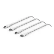Belkin BoostCharge Braided USB-C Cable - 1m - White - (2 Pack) 60W [CAB004BT1MWH2PK]