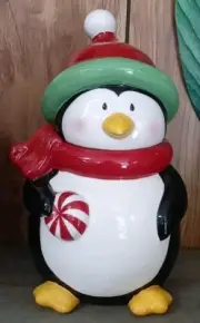 Target Home Hand-painted Snowman Ceramic Cookie Jar