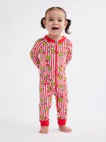Baby The Grinch Long Sleeve Romper