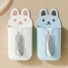 Space-saving Adhesive Tissue Shelf Kitchen Napkin Holder Dispenser