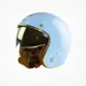 華泰 Ninja 安全帽 K-806B 晶淬 湖水藍 金色邊框 多層膜內墨鏡 皮革 金屬齒排釦 全拆洗 復古帽《比帽王》