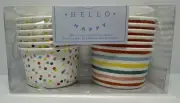 Hello Happy ~ Set of 12 Ice Cream / Snack To-Go Cups ~ New